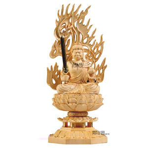 仏像 不動明王 木彫り